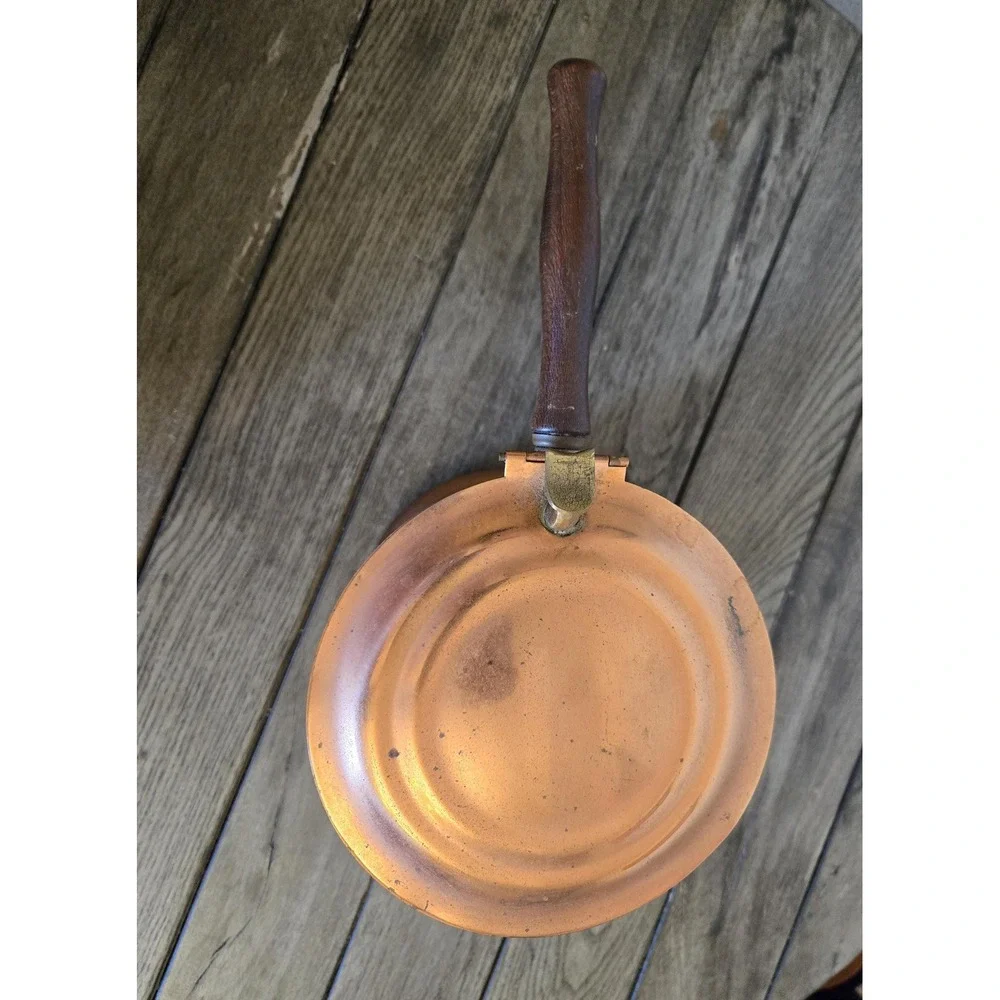 Vintage Copper Teleflora Portugal 1984 Les Bonbons Pot & Le Feu Warmer French